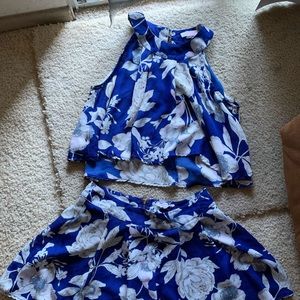 Two Piece Floral Set